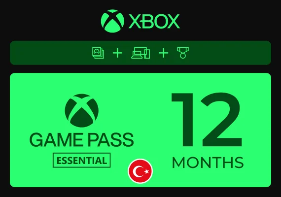 Xbox Game Pass Core (Essential) 12 Months Key - TURKEY